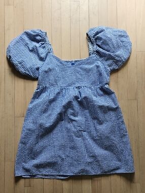 Old Navy Seersucker Gingham Dress